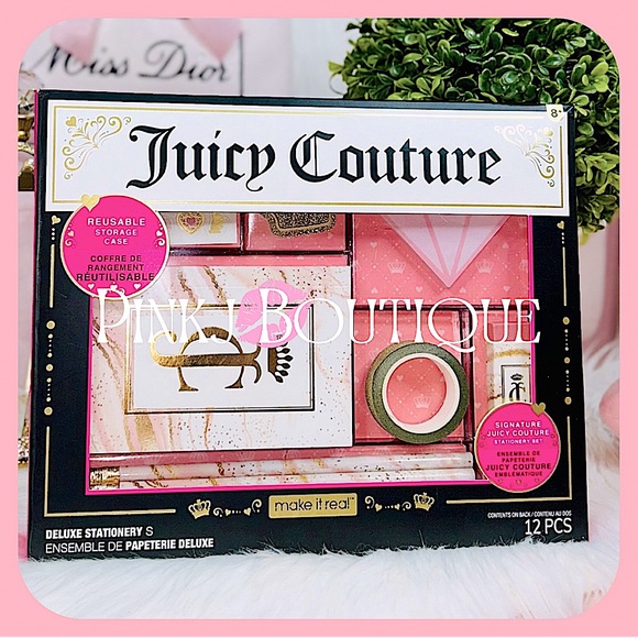 💗💌{Juicy Couture} Deluxe Signature Reusable Storage Case | Stationery Set! - Picture 4 of 6